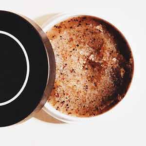 Photo of face scrub product. Click on the photo for more information about DIY face scrub 